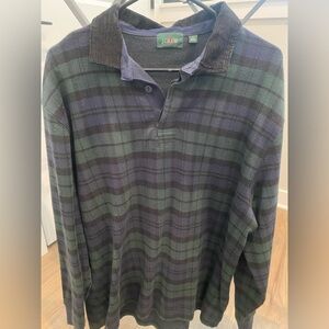 Men’s J Crew Sweater Polo Shirt - L